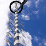 Standkonzert und Freibier am Maibaum in Garching